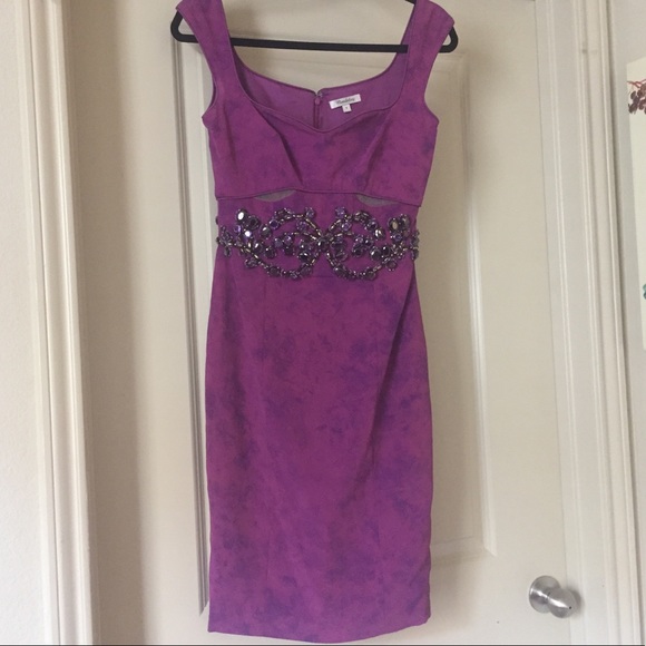 Mandalay Dresses & Skirts - Mandalay Designer Purple Cocktail Dress